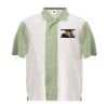 Harriton Men's Two-Tone Bahama Cord Camp Shirt Thumbnail