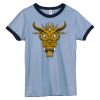 Bella Women's Heather Ringer T-Shirt Thumbnail