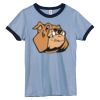 Bella Women's Heather Ringer T-Shirt Thumbnail