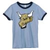 Bella Women's Heather Ringer T-Shirt Thumbnail