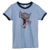 Bella Women's Heather Ringer T-Shirt Thumbnail