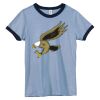 Bella Women's Heather Ringer T-Shirt Thumbnail