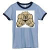 Bella Women's Heather Ringer T-Shirt Thumbnail