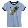 Bella Women's Heather Ringer T-Shirt Thumbnail