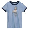 Bella Women's Heather Ringer T-Shirt Thumbnail