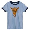 Bella Women's Heather Ringer T-Shirt Thumbnail