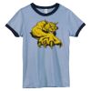 Bella Women's Heather Ringer T-Shirt Thumbnail