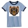 Bella Women's Heather Ringer T-Shirt Thumbnail