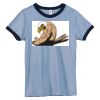 Bella Women's Heather Ringer T-Shirt Thumbnail