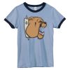 Bella Women's Heather Ringer T-Shirt Thumbnail