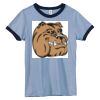 Bella Women's Heather Ringer T-Shirt Thumbnail