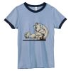 Bella Women's Heather Ringer T-Shirt Thumbnail