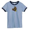 Bella Women's Heather Ringer T-Shirt Thumbnail