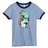 Bella Women's Heather Ringer T-Shirt Thumbnail