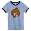 Bella Women's Heather Ringer T-Shirt Thumbnail