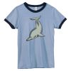 Bella Women's Heather Ringer T-Shirt Thumbnail