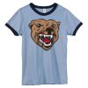 Bella Women's Heather Ringer T-Shirt Thumbnail