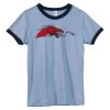 Bella Women's Heather Ringer T-Shirt Thumbnail