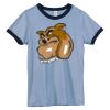 Bella Women's Heather Ringer T-Shirt Thumbnail