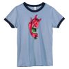 Bella Women's Heather Ringer T-Shirt Thumbnail