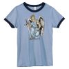 Bella Women's Heather Ringer T-Shirt Thumbnail