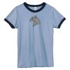 Bella Women's Heather Ringer T-Shirt Thumbnail