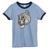 Bella Women's Heather Ringer T-Shirt Thumbnail