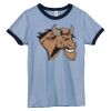 Bella Women's Heather Ringer T-Shirt Thumbnail