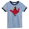 Bella Women's Heather Ringer T-Shirt Thumbnail