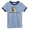 Bella Women's Heather Ringer T-Shirt Thumbnail