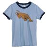 Bella Women's Heather Ringer T-Shirt Thumbnail