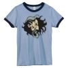 Bella Women's Heather Ringer T-Shirt Thumbnail