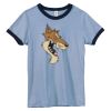 Bella Women's Heather Ringer T-Shirt Thumbnail