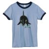 Bella Women's Heather Ringer T-Shirt Thumbnail