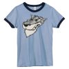 Bella Women's Heather Ringer T-Shirt Thumbnail