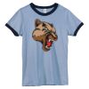 Bella Women's Heather Ringer T-Shirt Thumbnail