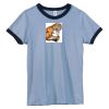 Bella Women's Heather Ringer T-Shirt Thumbnail