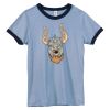 Bella Women's Heather Ringer T-Shirt Thumbnail