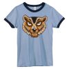 Bella Women's Heather Ringer T-Shirt Thumbnail