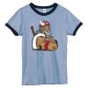 Bella Women's Heather Ringer T-Shirt Thumbnail