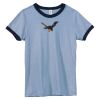 Bella Women's Heather Ringer T-Shirt Thumbnail