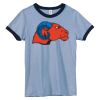 Bella Women's Heather Ringer T-Shirt Thumbnail