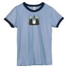 Bella Women's Heather Ringer T-Shirt Thumbnail