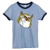 Bella Women's Heather Ringer T-Shirt Thumbnail