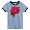 Bella Women's Heather Ringer T-Shirt Thumbnail