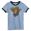 Bella Women's Heather Ringer T-Shirt Thumbnail