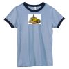 Bella Women's Heather Ringer T-Shirt Thumbnail