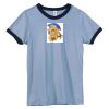 Bella Women's Heather Ringer T-Shirt Thumbnail