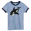 Bella Women's Heather Ringer T-Shirt Thumbnail