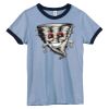 Bella Women's Heather Ringer T-Shirt Thumbnail